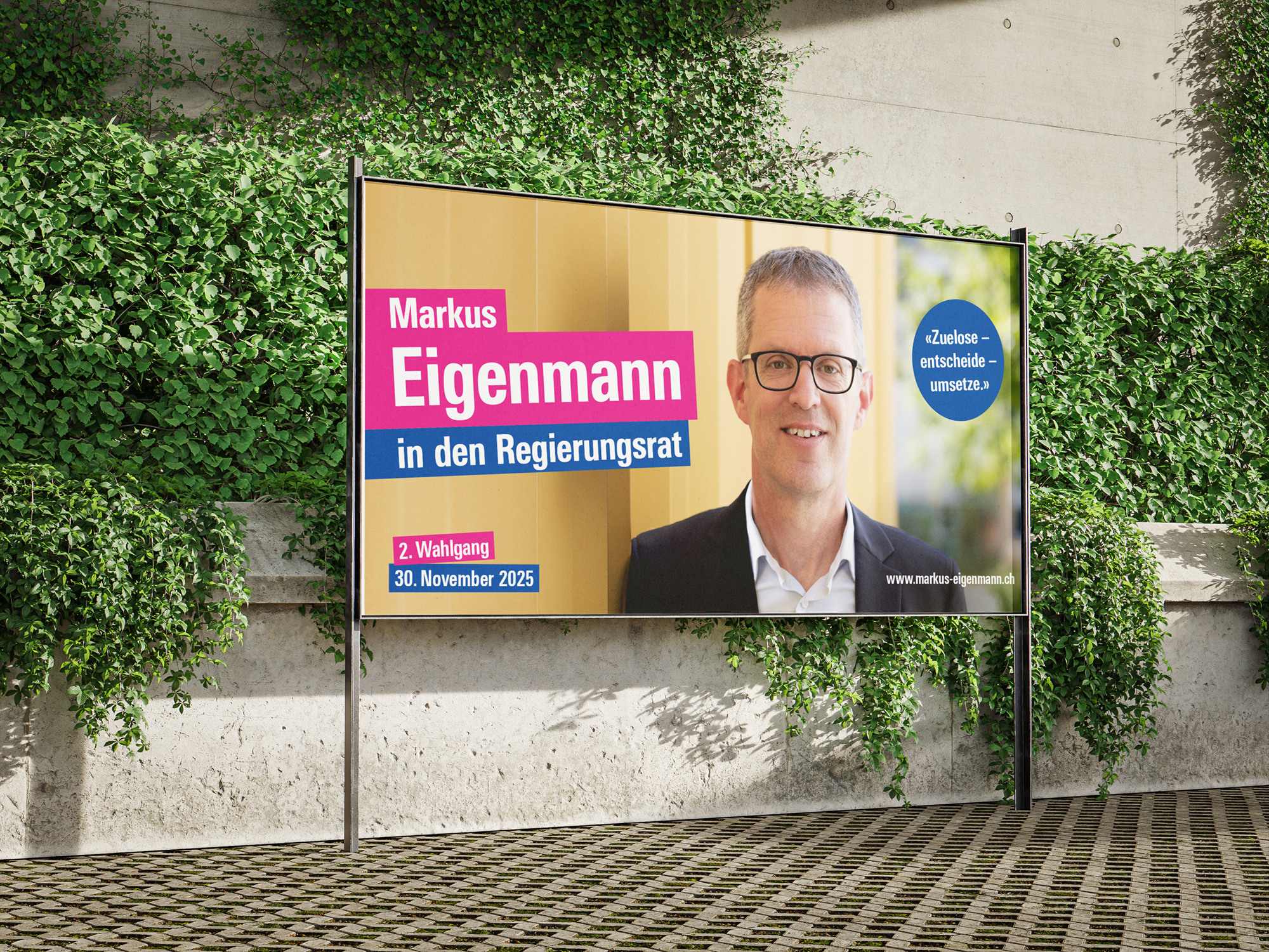 Regierungsratswahlen 2025 Markus Eigenmann