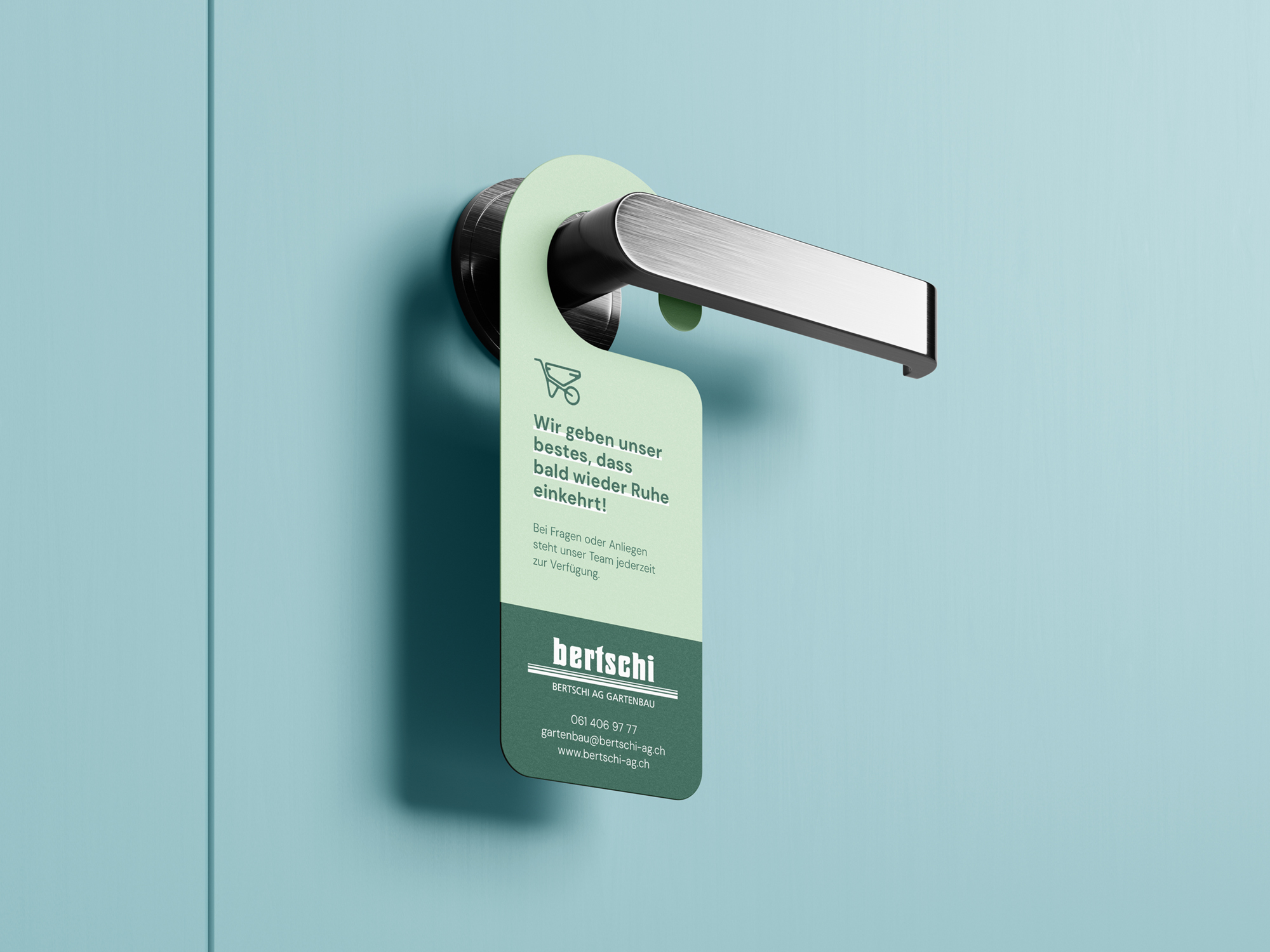 Bertschi Gartenbau Türhänger